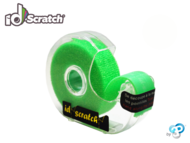 Scratch tape, ID-SCRATCH, dispenser box, 2,0 m, Fluo Green